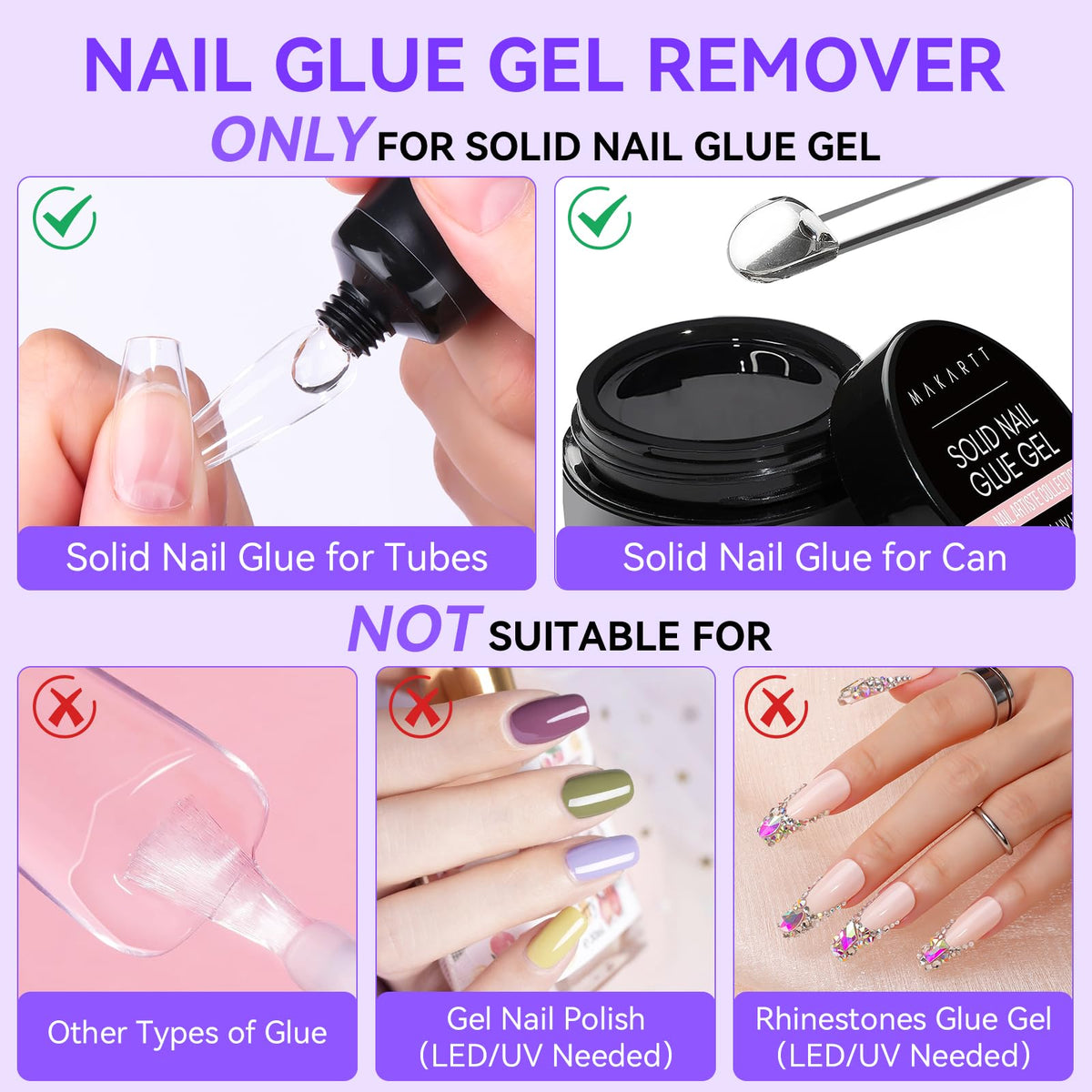 Makartt removed tip revealing clean natural nail benefit