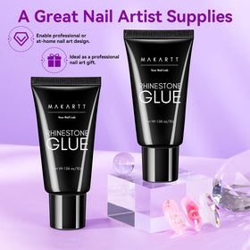 Makartt supply bag with tubes ready for mobile nail technician convenience