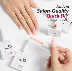 Makartt glossy cured nails highlighting high-shine finish benefit