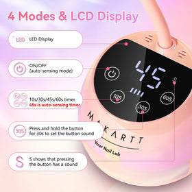 Makartt USB port with cable plugged in showing rechargeable convenience and cordless use