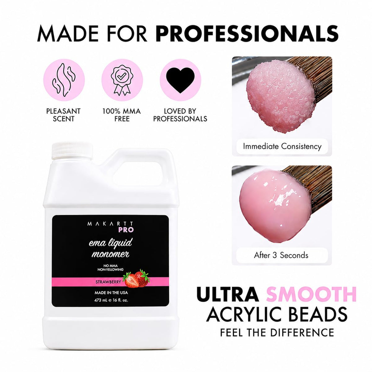 MakarttPro anti-leakage cap detail on bottle preventing spills and ensuring precise pouring
