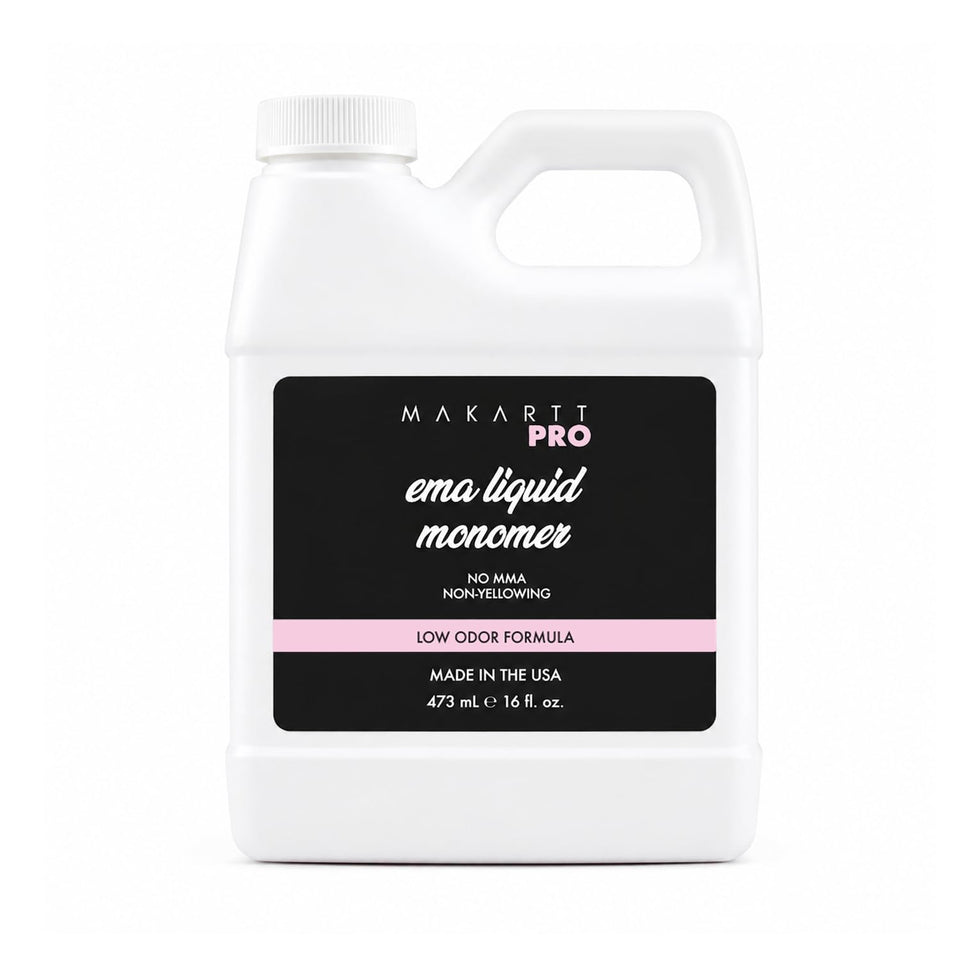 MakarttPro bottle front view shows professional monomer and easy pour