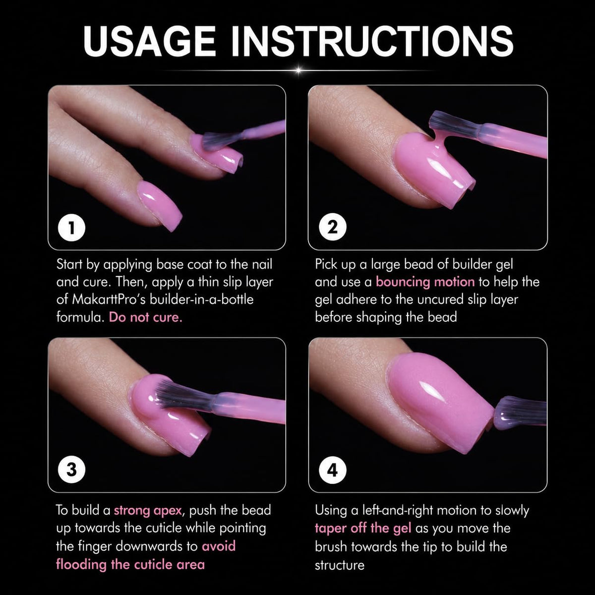 MakarttPro lifestyle manicure showing natural overlays and salon-quality results