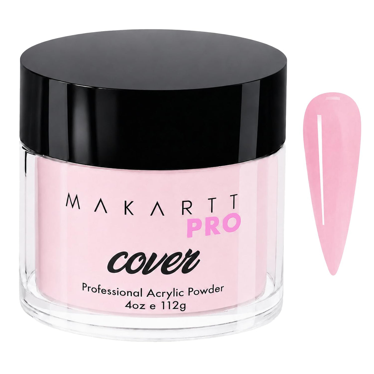 MakarttPro jar front showing Cherry Mist shade and professional size benefit