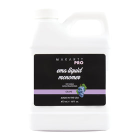 MakarttPro front bottle view showing grape-scented monomer and bottle benefit