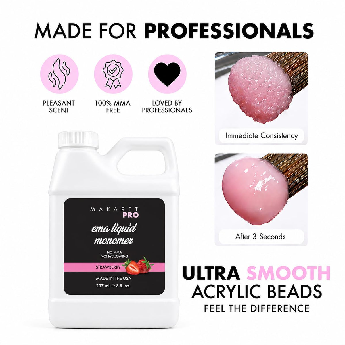 MakarttPro liquid pouring to show viscosity and controlled bead formation