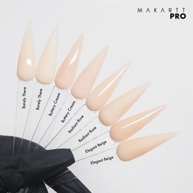 makarttpro artist mixing powders to create custom shades for creative versatility