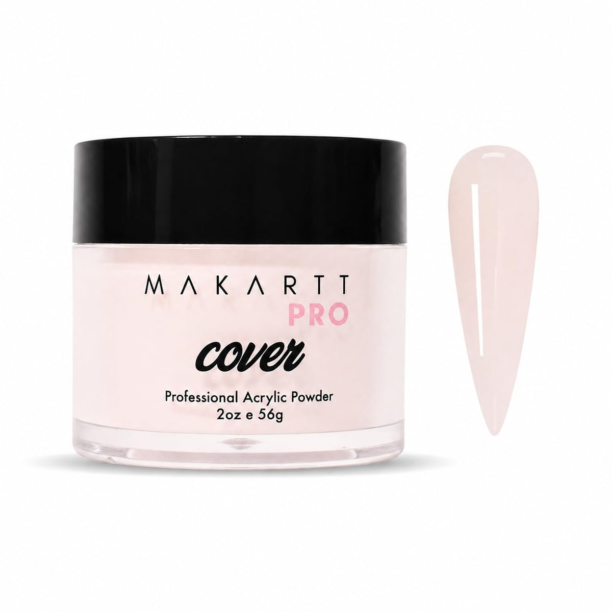 MakarttPro jar front view showing Nectar Blush and clear brand labeling, professional look