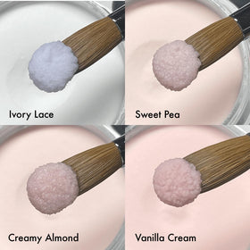 MakarttPro open jars top view showing four coordinated nude shades for blending