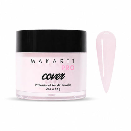 MakarttPro product jar front view showing Pink Silk cover powder benefit durability