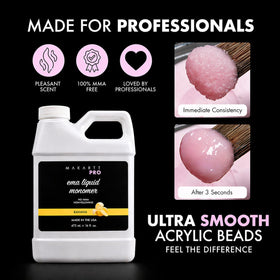 MakarttPro pouring monomer into dappen dish to aid smooth application