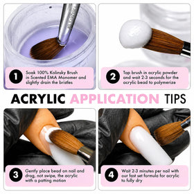 Nail technician using MakarttPro in salon for efficient application benefit