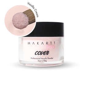 MakarttPro Vanilla Cream powder close-up texture for smooth application benefit
