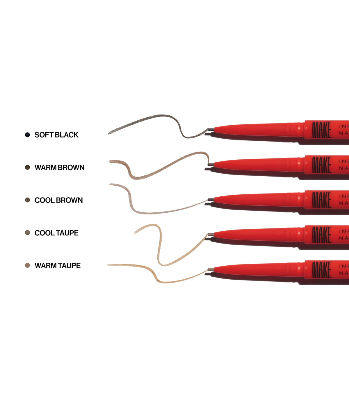 MAKE Nano Brow held in hand for size scale, easy travel and control