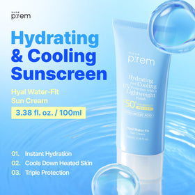 MAKE P:REM close-up texture demonstrating water-fit hydration and smooth spread