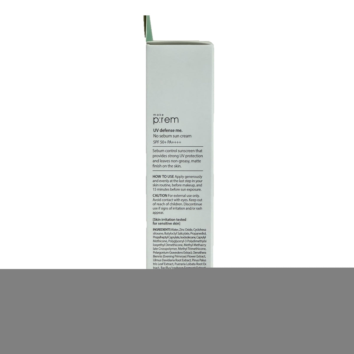 MAKE P:REM fermentation ingredient visual highlighting sebum-control tech