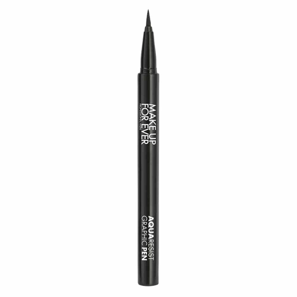 Make Up For Ever pen front packaging showing slim black eyeliner and brand
