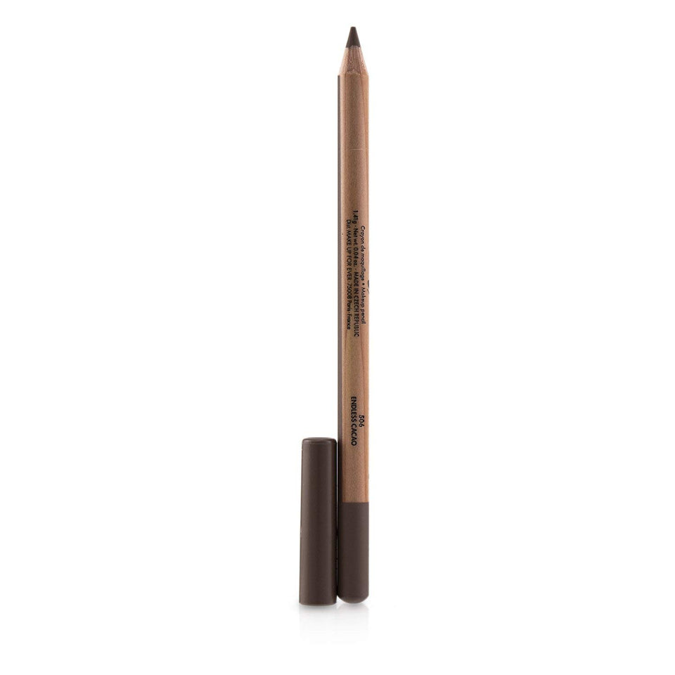 Make Up For Ever pencil front packaging showing shade and compact size for travel