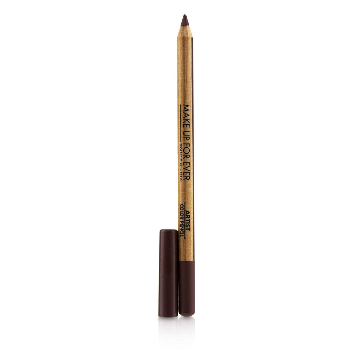 Make Up For Ever pencil front packaging showing shade and compact size for travel