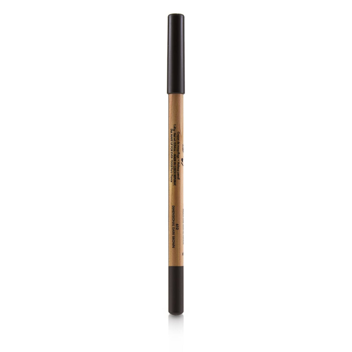 Make Up For Ever pencil applied on eyebrow demonstrating natural definition and blendable finish