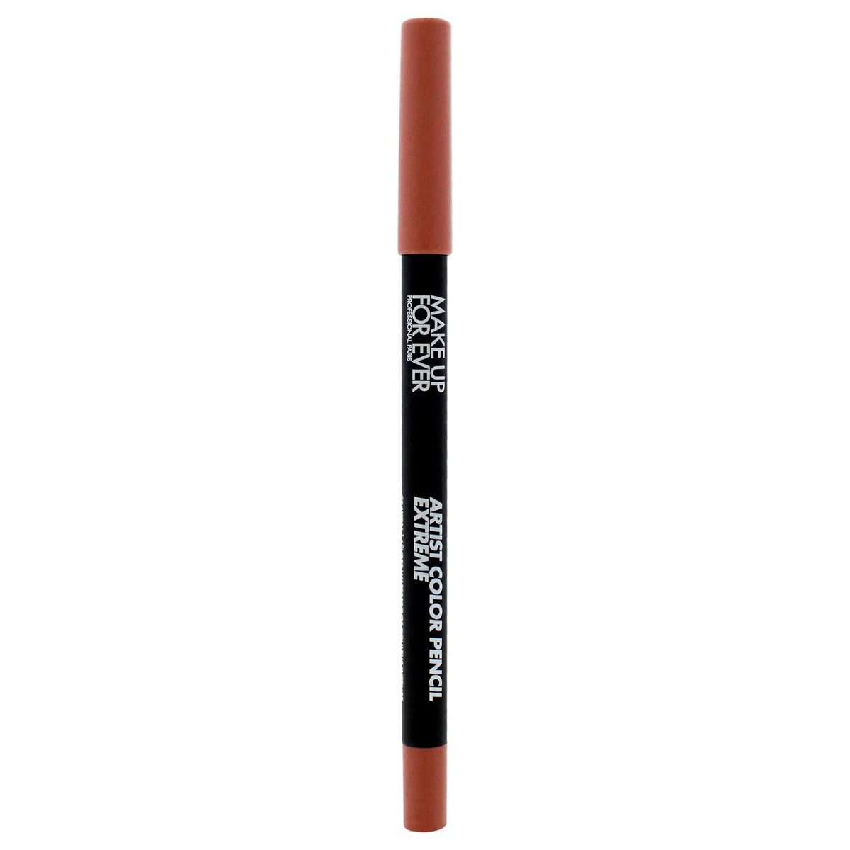 Make Up For Ever front packaging showing pencil and shade, easy identification benefit