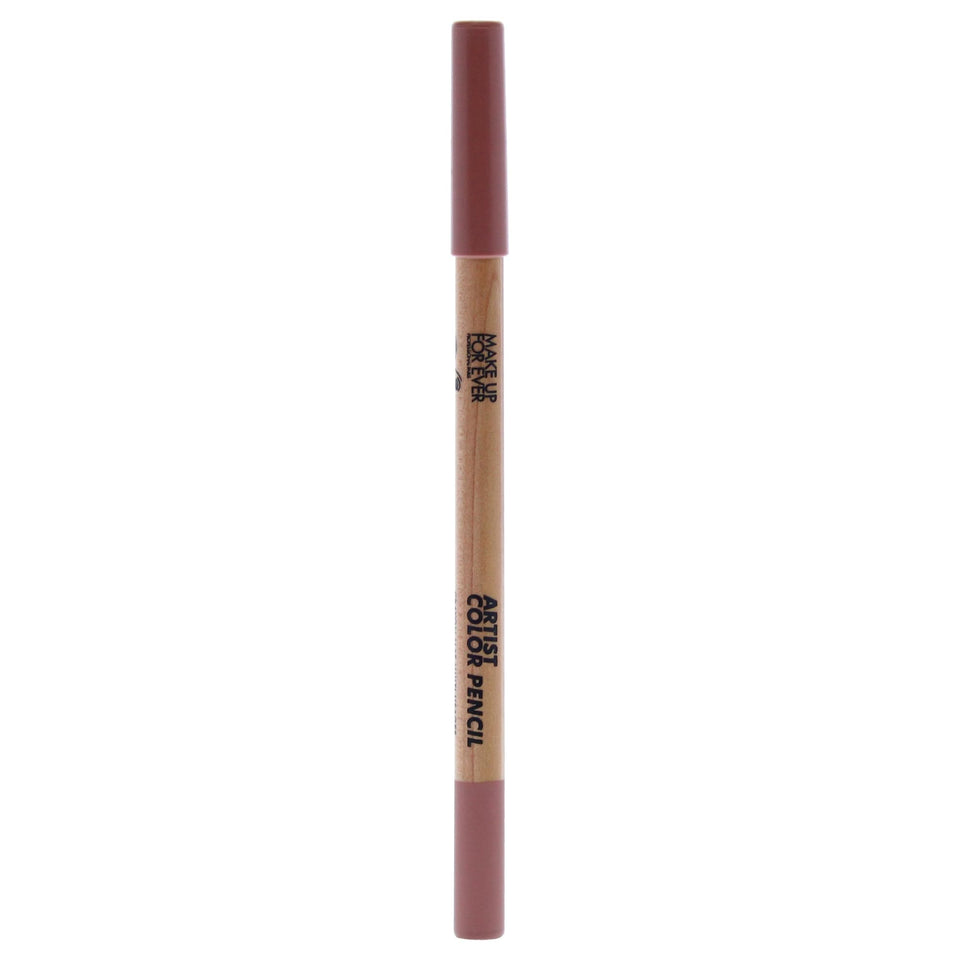 Make Up For Ever pencil front packaging showing shade and compact size for portability
