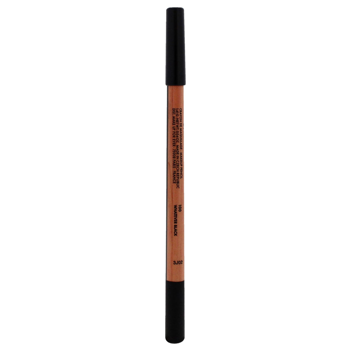 Make Up For Ever artist color pencil being applied as eyeliner on model demonstrating accurate control and defined results