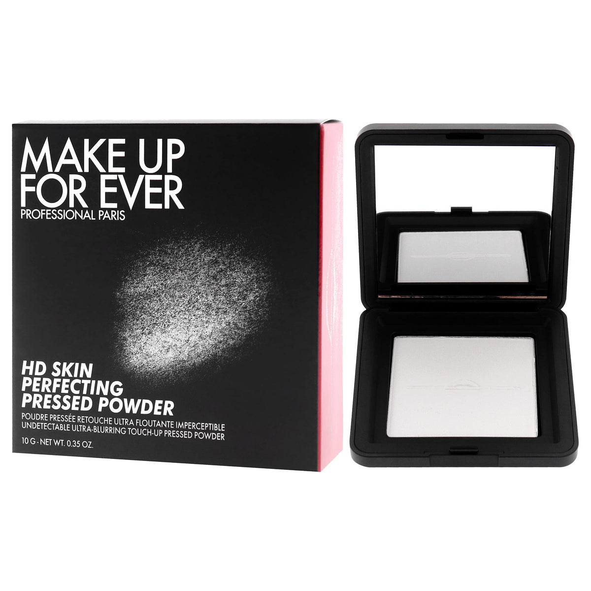 Make Up For Ever powder on brush showing easy application and natural mattifying benefit