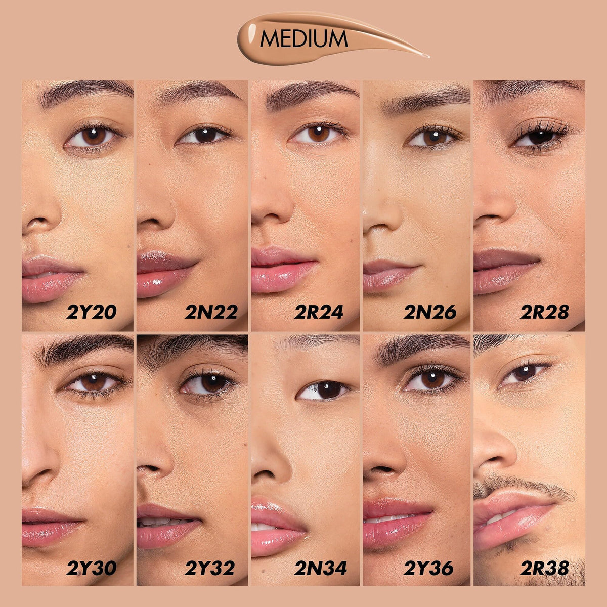 Make Up For Ever applied on arm demonstrating buildable coverage