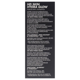 Make Up For Ever label closeup highlighting ingredient list and product claims