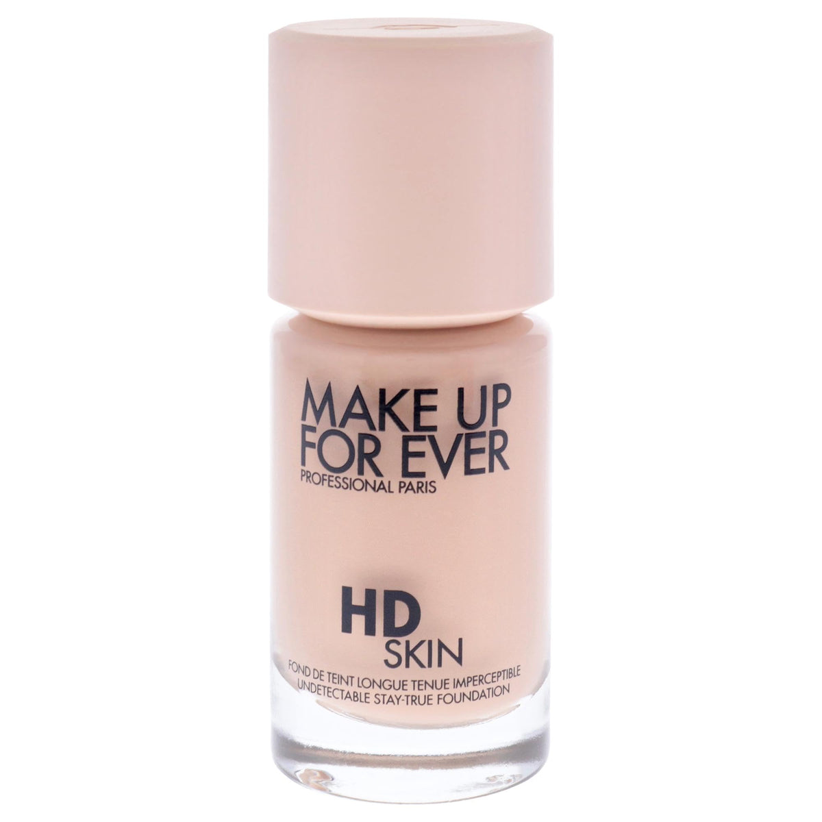Make Up For Ever texture close-up of foundation drop, highlighting smooth blendable finish