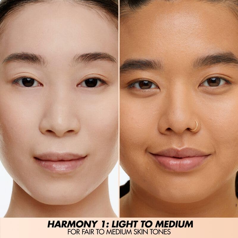 Make Up For Ever palette in hand to show compact size and travel-ready convenience