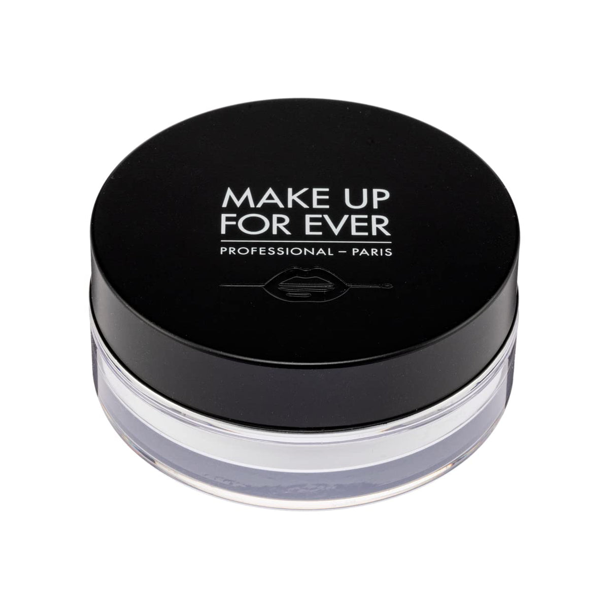 Make Up For Ever powder held in hand to show size and travel-friendly convenience