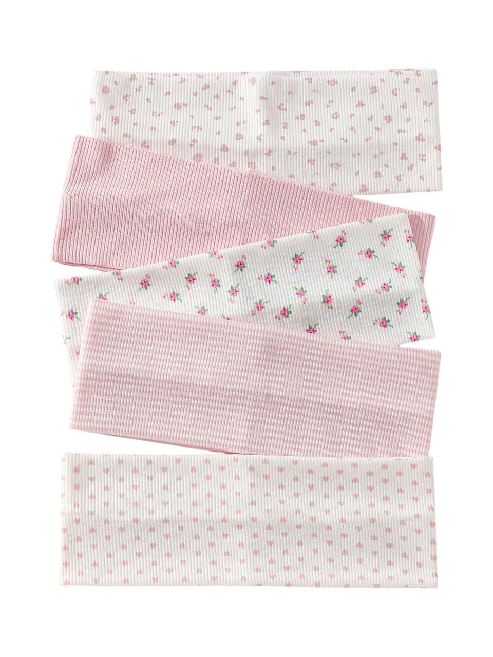 MakeMeChic front view of three patterned headbands showing style and secure fit