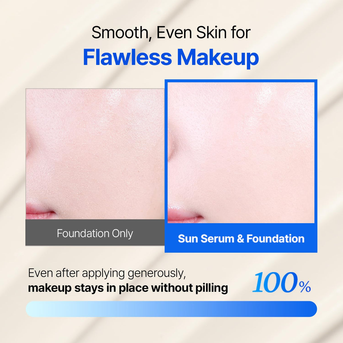 MAKEP:REM applied on hand to show quick absorption and hydrated skin