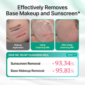 MAKEP:REM cream on hand illustrating spreadability and moisturizing feel