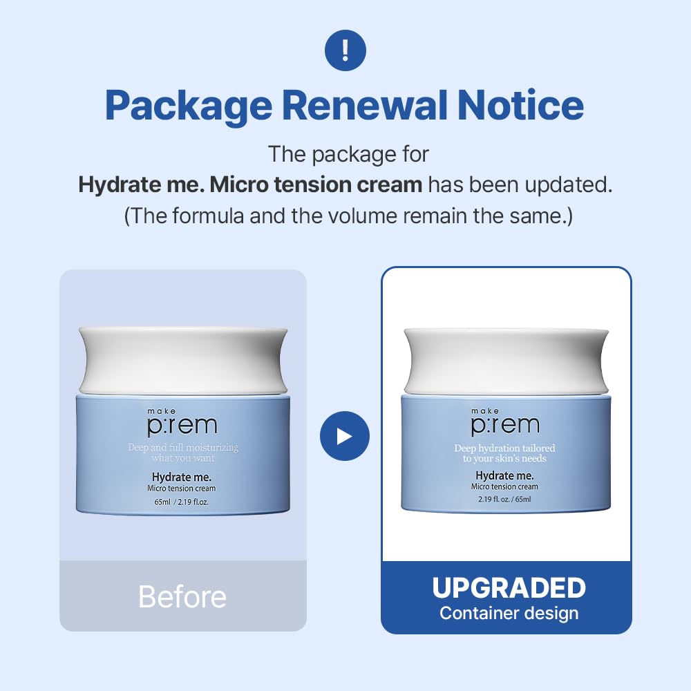 MAKE P:REM open jar revealing watery-gel texture and quick absorption benefit