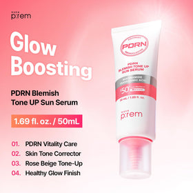 MAKE P:REM label close-up highlighting PDRN and SPF details