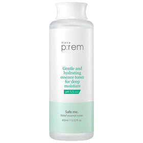 MAKEP:REM palm application showing quick-absorbing essence hydrating skin comfortably