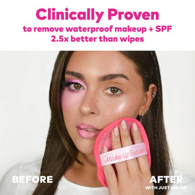 MakeUp Eraser microfiber cloth texture closeup showing soft fibers for gentle makeup removal benefit