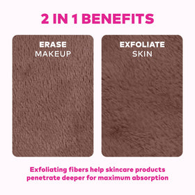 MakeUp Eraser Coffee Break laid out after washing to show quick-dry reusable benefit