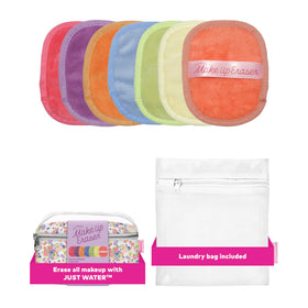 MakeUp Eraser front packaging showing farmers market design and reusable benefit