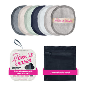 MakeUp Eraser front packaging showing Cool Gal Neutrals and benefits