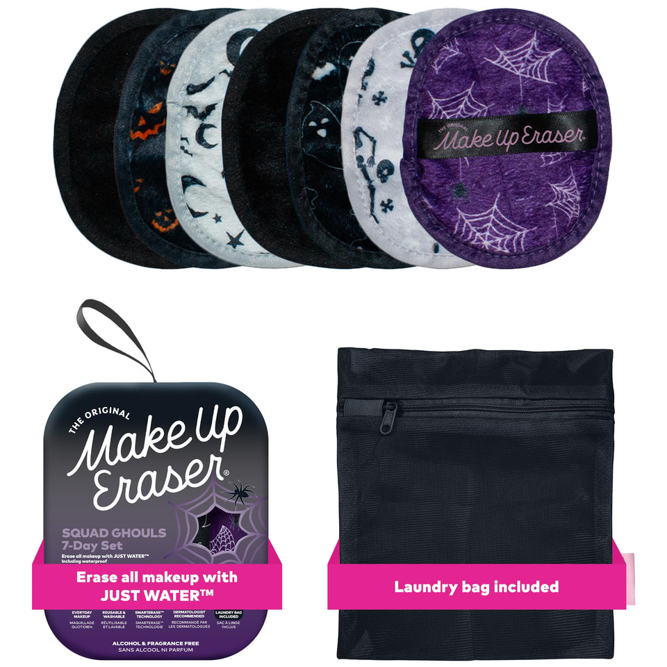 MakeUp Eraser front packaging showing Squad Ghouls design and easy-water removal
