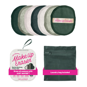 MakeUp Eraser front packaging showing neutral color and compact set benefits