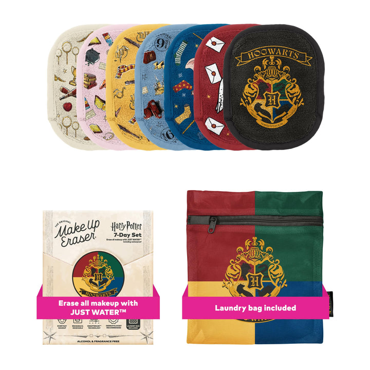 MakeUp Eraser front packaging showing Harry Potter design and weekset convenience