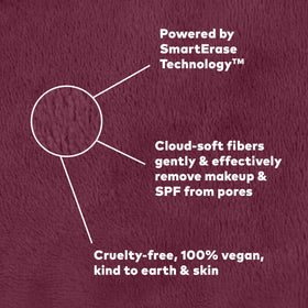 MakeUp Eraser held in hand demonstrating ease of use and portability