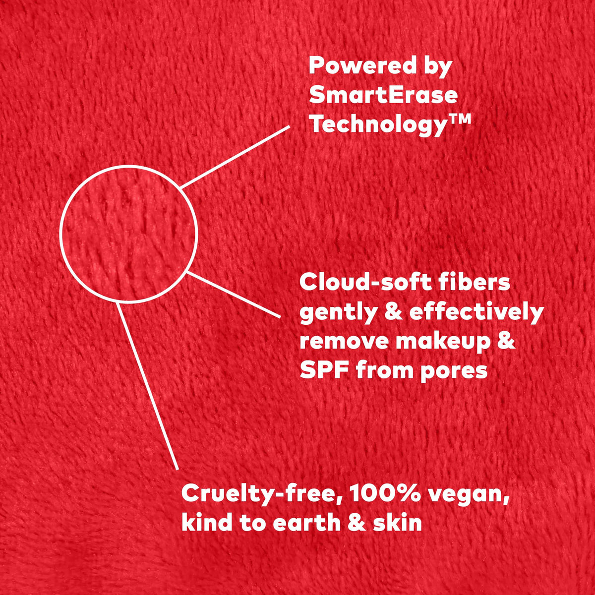 MakeUp Eraser demonstrated on eye area removing waterproof mascara safely and effectively