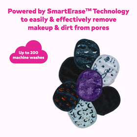 MakeUp Eraser in use removing waterproof mascara gently for cleaner lashes