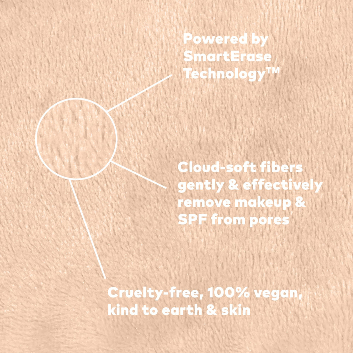 MakeUp Eraser cloth removing waterproof mascara with ease
